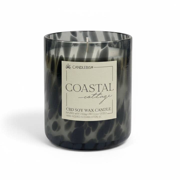 Candlebis CBD Candles - Wholesale Jar/Filled Candle - COASTAL COTTAGE CBD CANDLE2