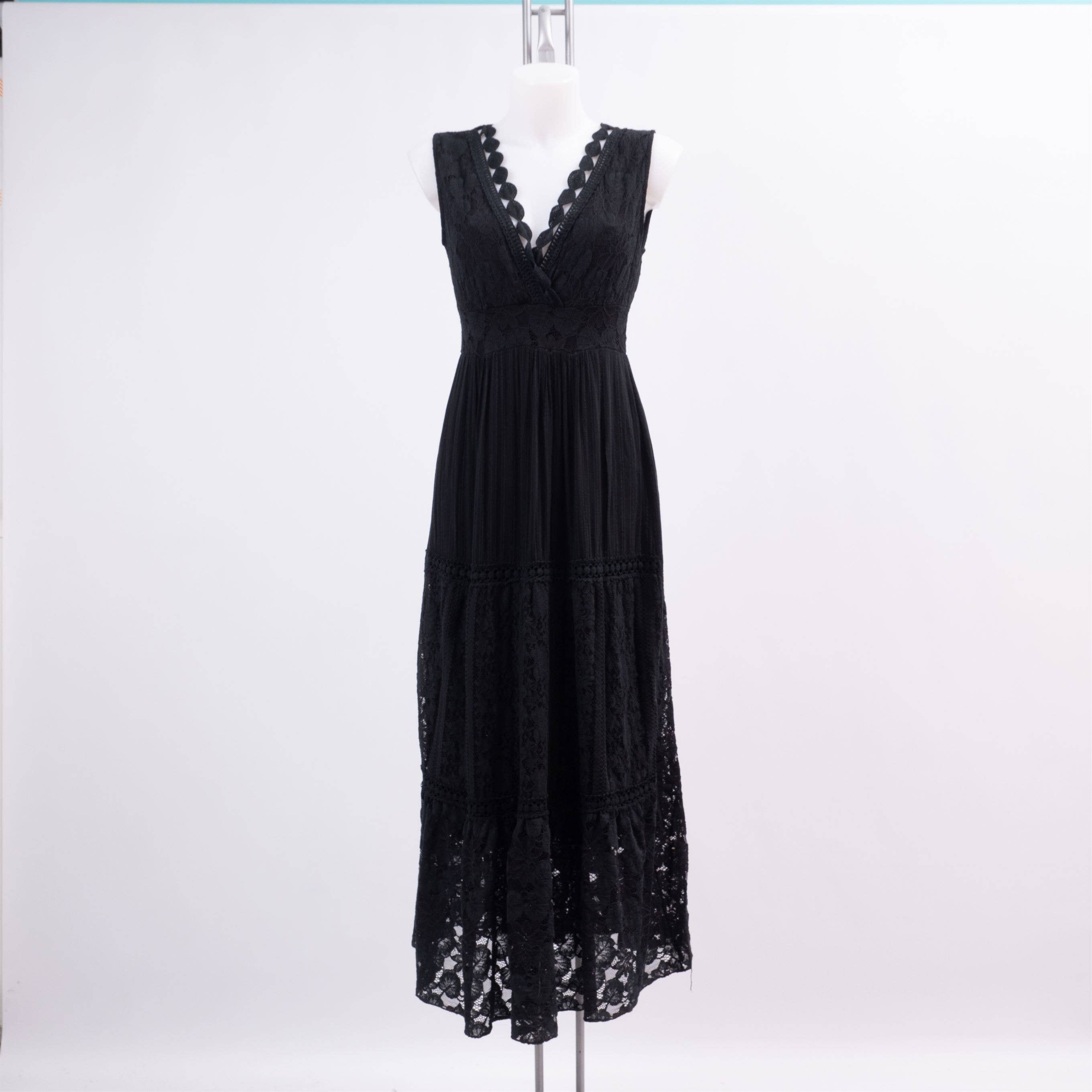 Cecile Wang - Vente Robe – femme - Robe longue avec broderie anglaise 22596741