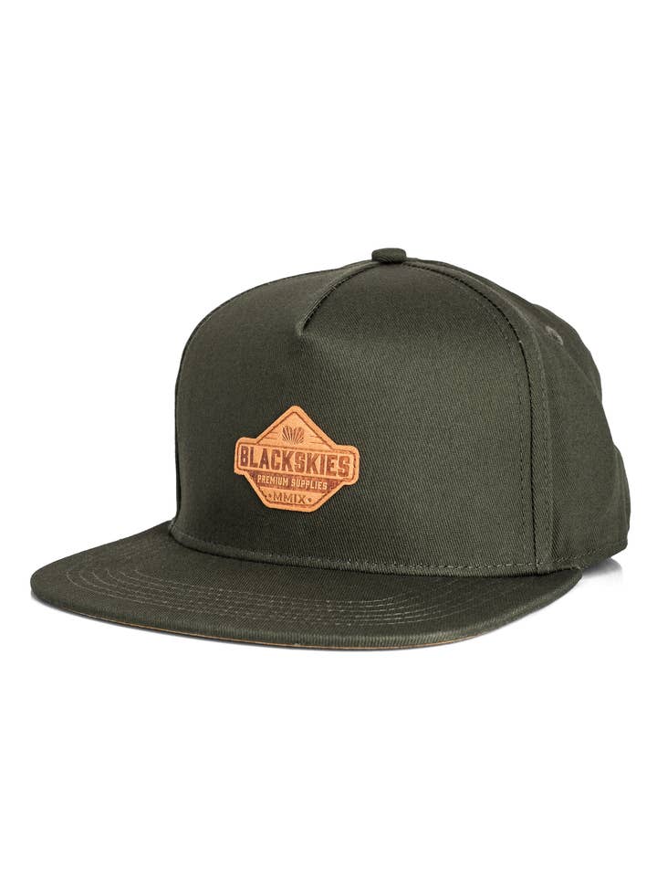 Essentials Snapback Cap Oliven-Oliven-Brun for engroshandel hos Blackskies