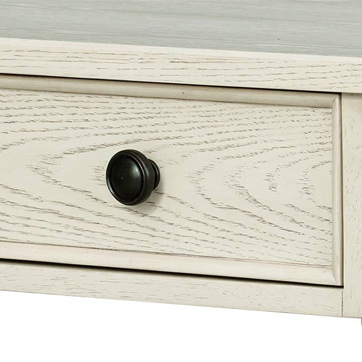 Olliix - Wholesale Side Table - 26"H Large Turned Wood Spindle Nightstand, Antique Cream12