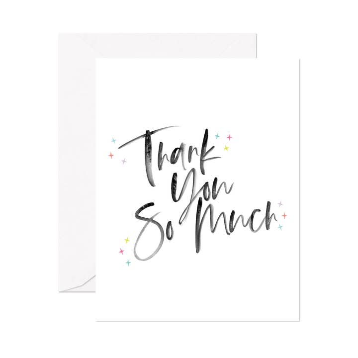 Thank You So Much Greeting Card for wholesale by Socialvites