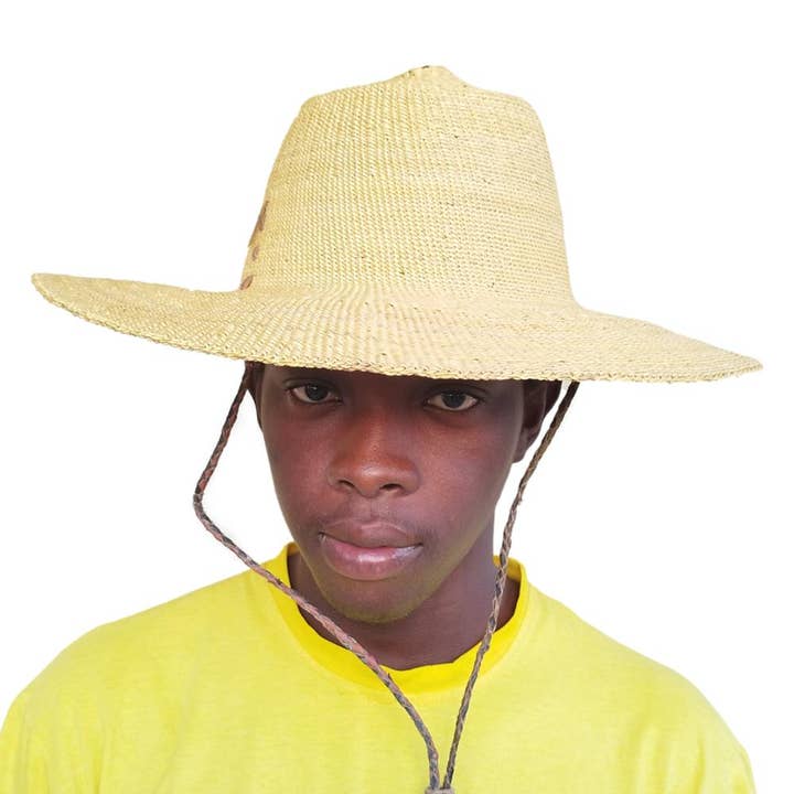 African Heritage LLC - Wholesale Straw Hat - Unisex - Wide brim straw hat , Straw Cowboy hat, Cowgirl straw hat