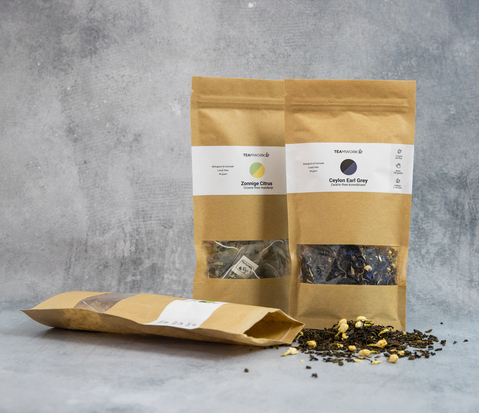 TEAmwork Tea - Wholesale Loose Tea - Healthy Relaxing Jasmine Loose Tea 40 gram2