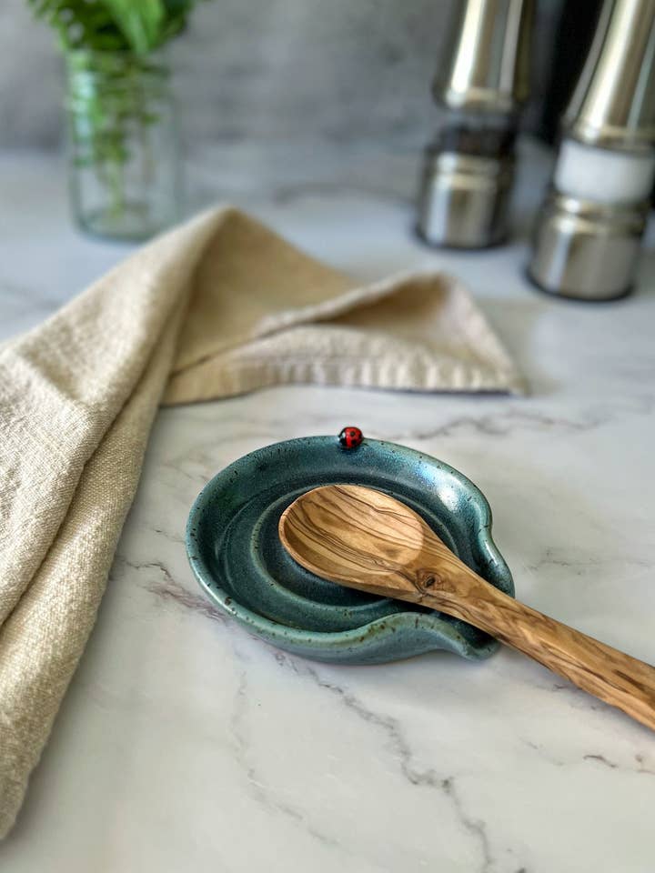 Spoon Rest- Wholesale for wholesale by Bug Pottery