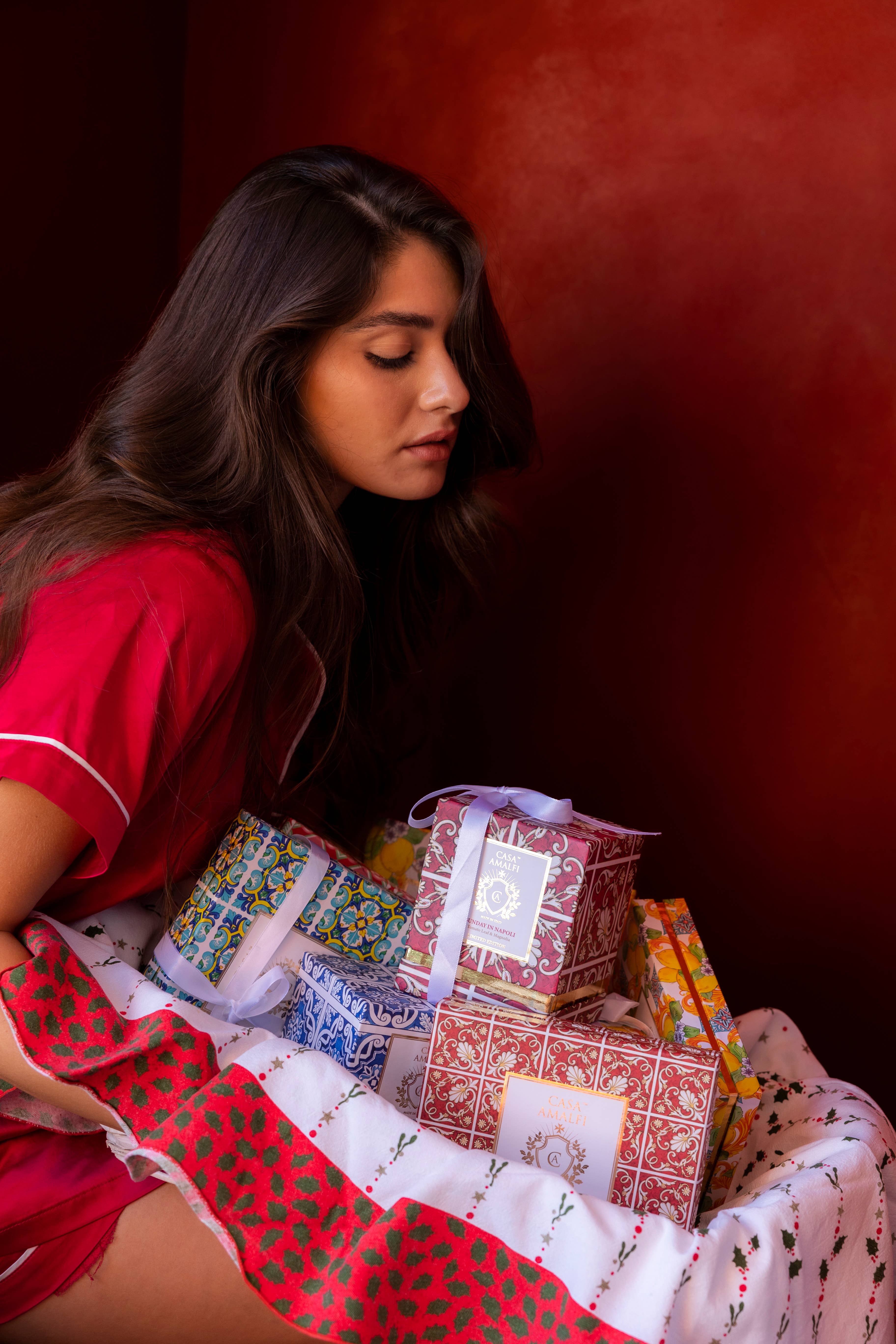 Casa Amalfi – wholesale Burkljus – SUNDAY IN NAPOLI Doftljus med tomatblad och magnolia6