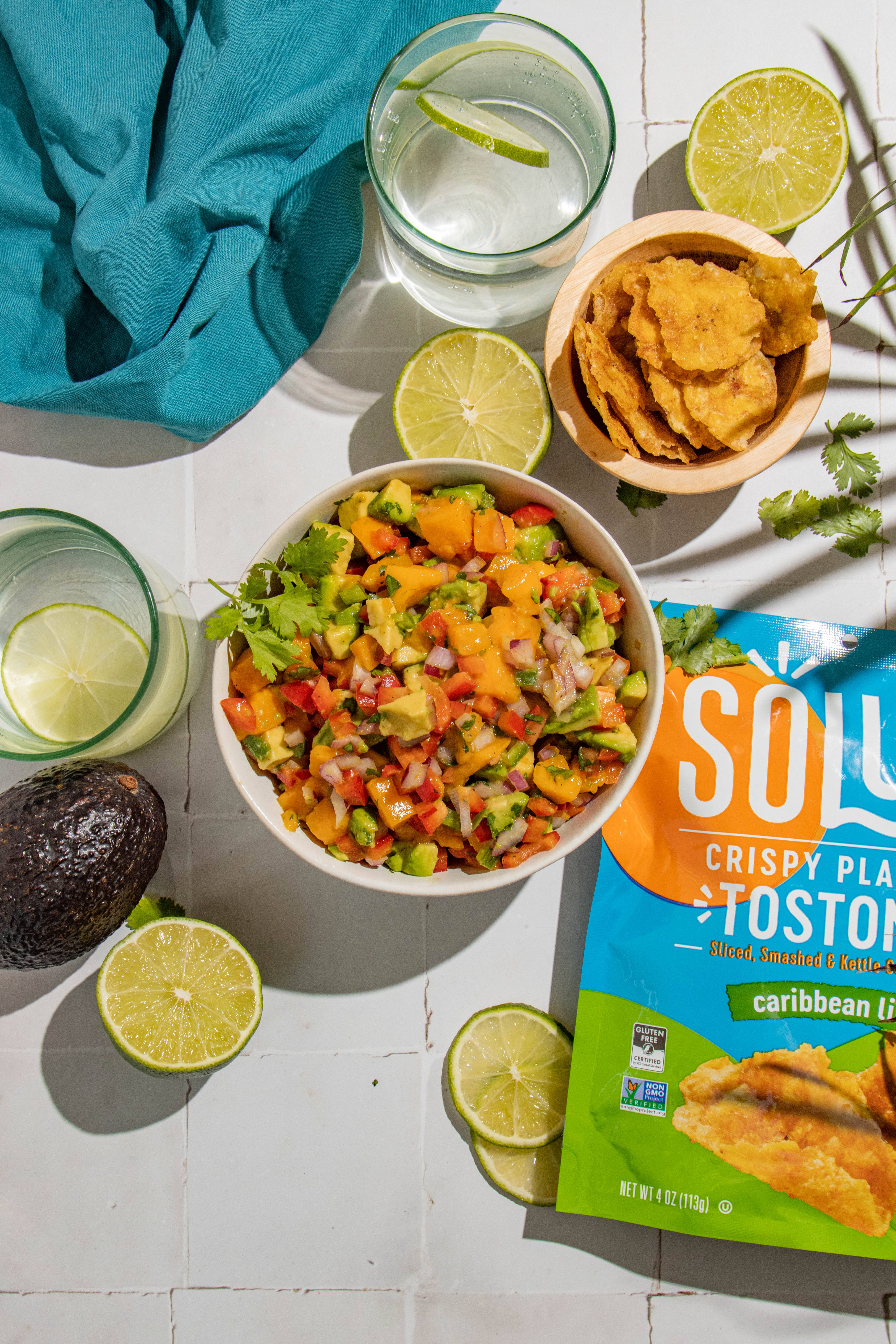 Solula - Vente Chips - Croustilles de Plantain / Chips Tostones - Citron Vert des Caraïbes, SG6