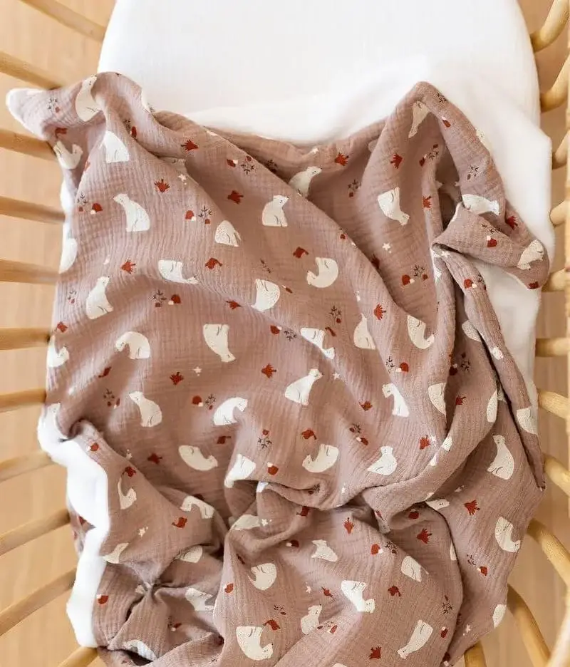 Manufacture des bébés français – wholesale Filtar – Barn och baby – Moccha Björntäcke5