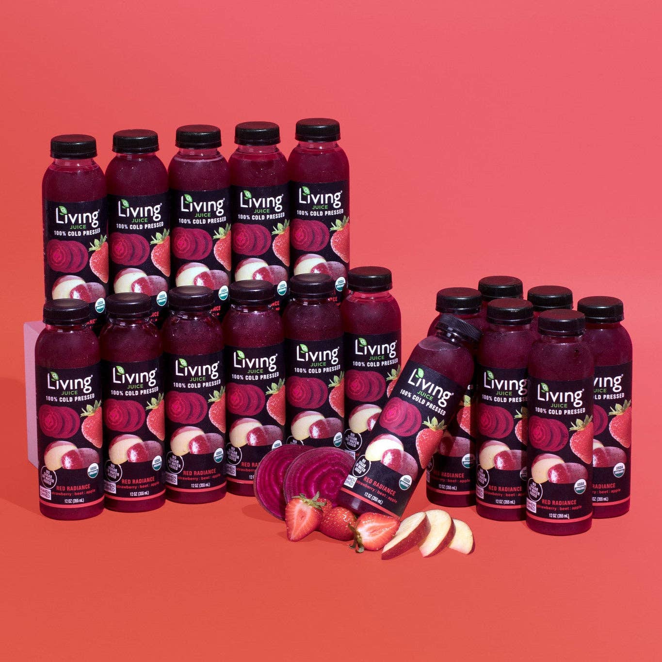 Living Juice - Wholesale Wellness Juice/Tonic - Living Juice Red Radiance - Organic 12oz Pressed Juice3