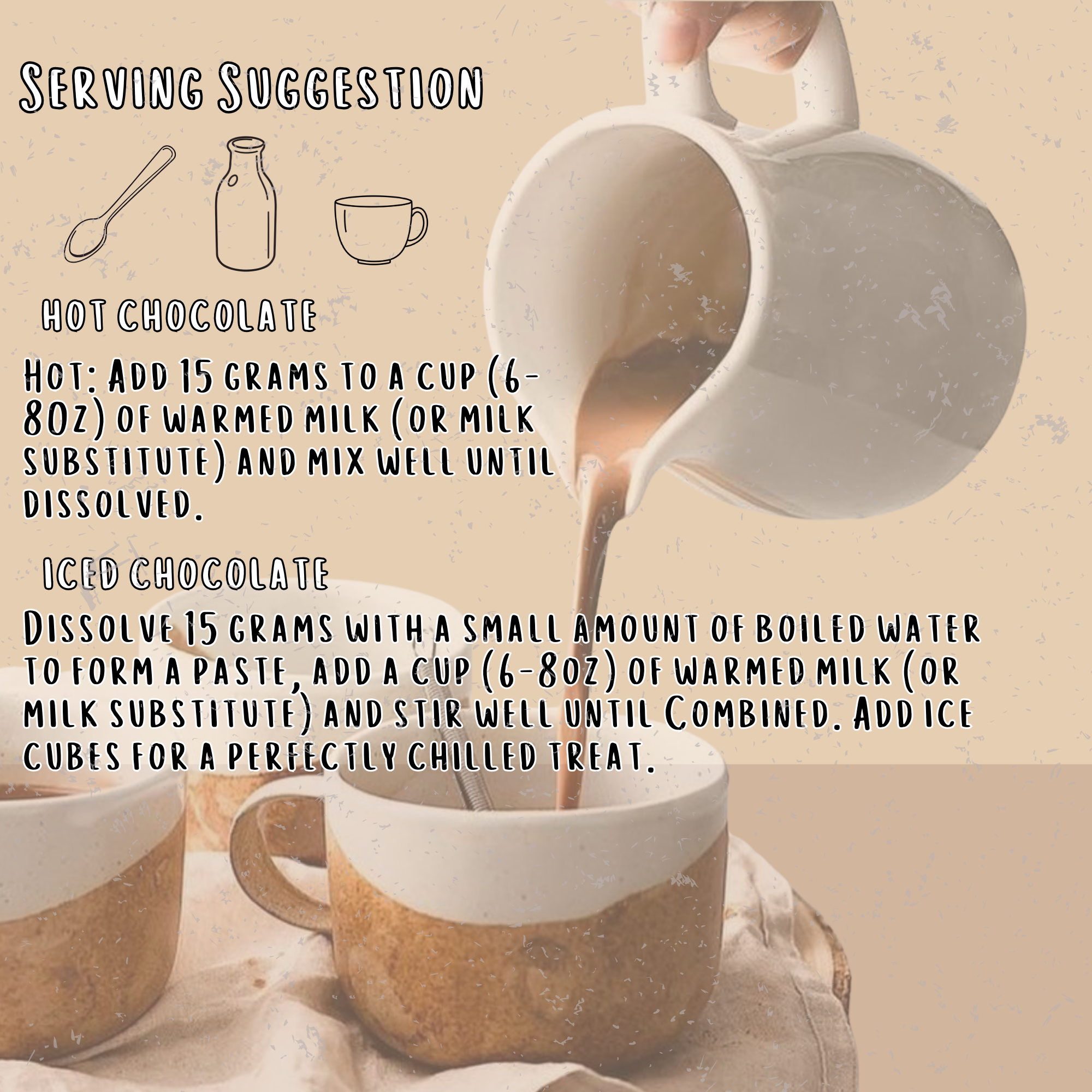 Prana Chai - Wholesale Hot Cocoa Mix/Kit - 150g Organic Spiced Chai Powder
7