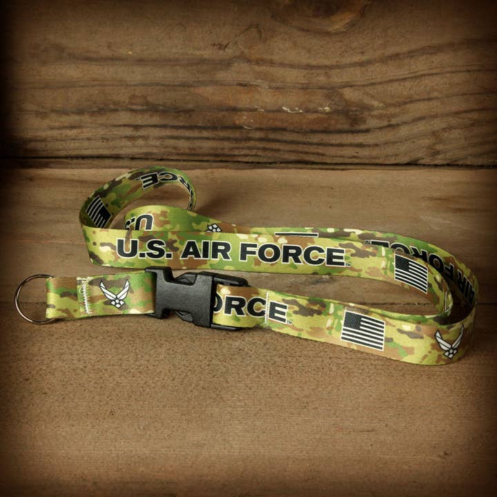 7.62 Design - Wholesale Lanyard - Unisex - 7.62 Design USAF Camo Lanyard - Officially Licensed