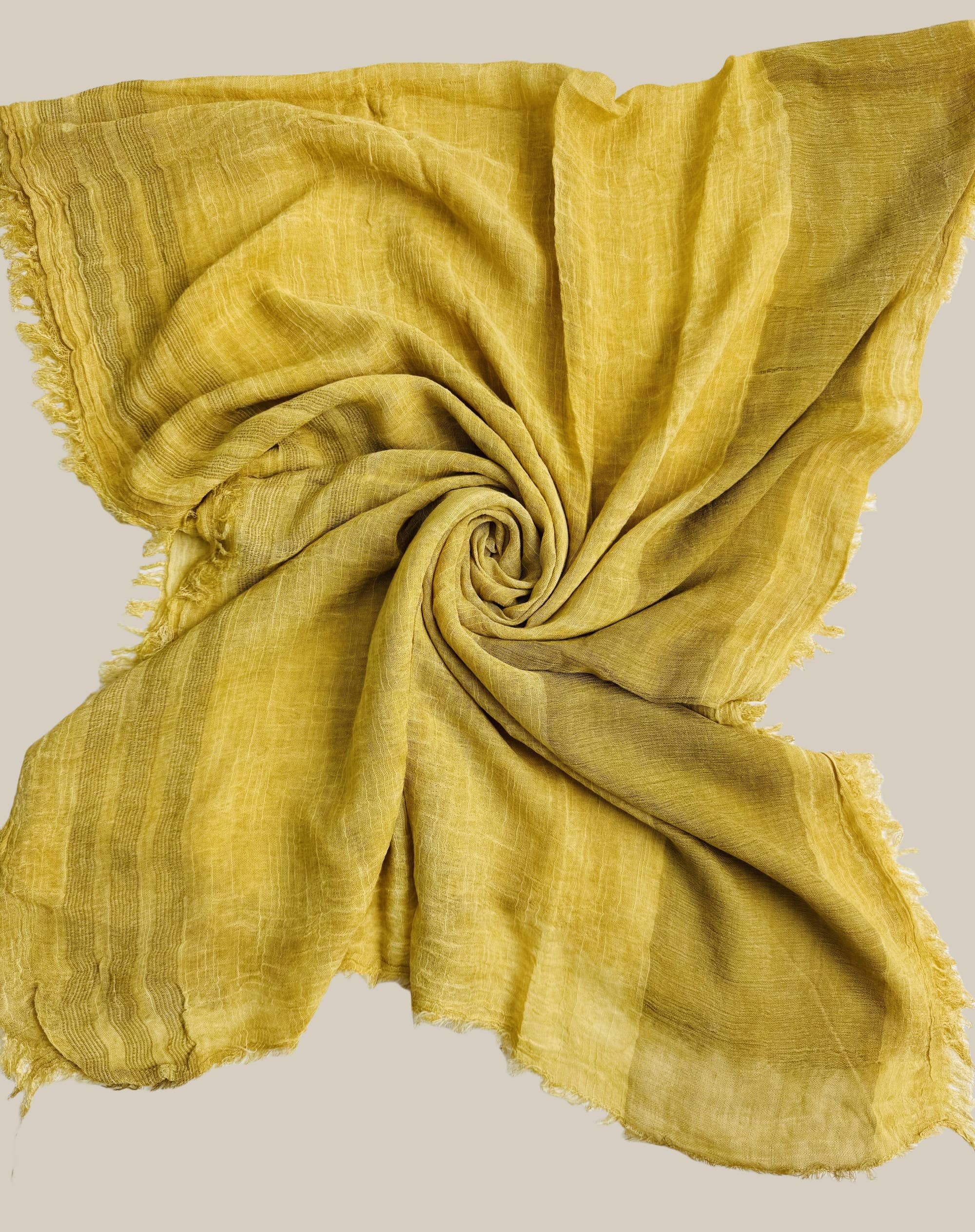 JC Sunny Fashion - Wholesale Scarf - Women's - Classic Vintage Stonewash Stripe-Trimmed Scarf15