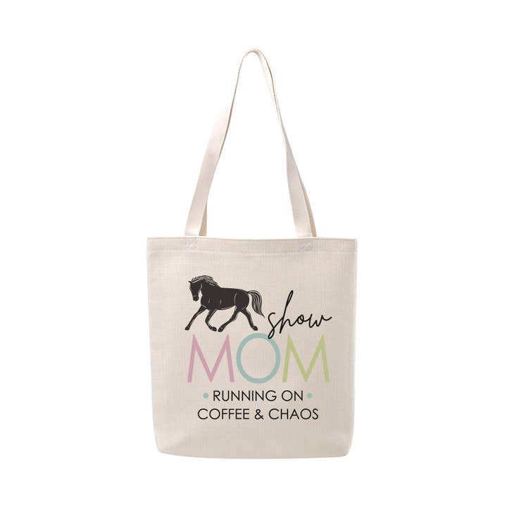 Horse Show Mom Equine Tote Bag Gifts Shopping Market Women for wholesale by Canary Road