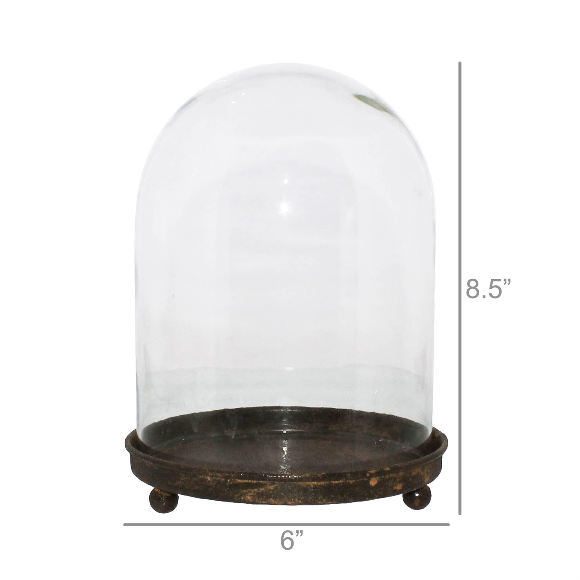 HomArt - Wholesale Decorative Tabletop Object - Mirabelle Vitrine, Glass & Metal1