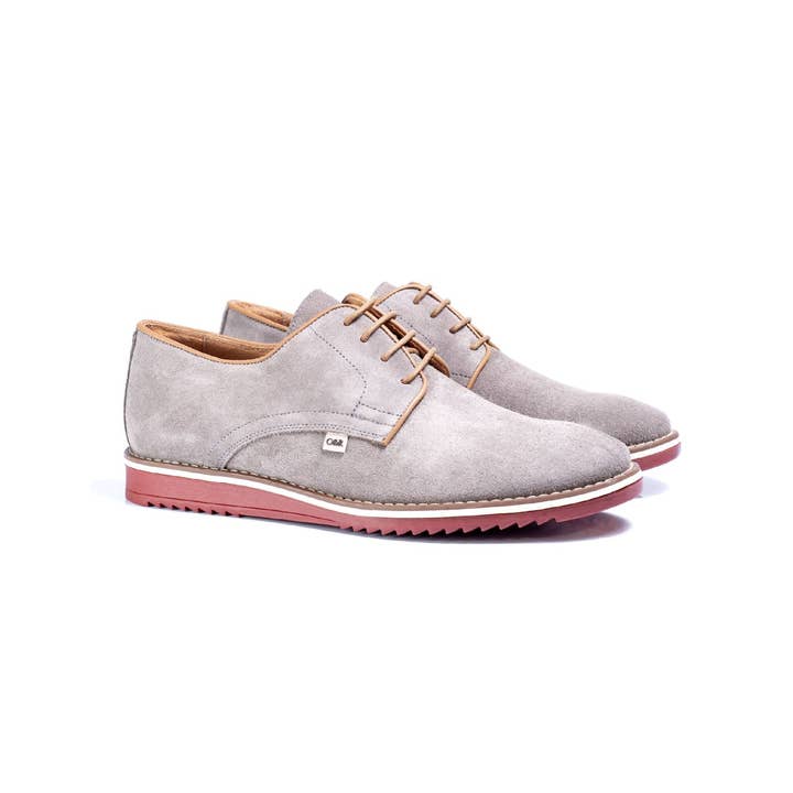 SENTO-GRIS grijze suède sneaker voor wholesale door Ortiz & Reed