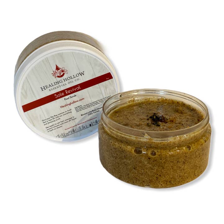 Sole Revival Foot Scrub for wholesale by Healing Hollow