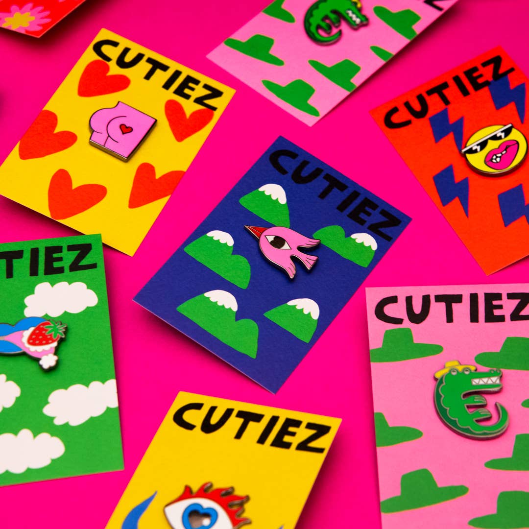 Redy. – wholesale Lapel pin/button – Cheeks Enamel Pin - Cutiez Collection4