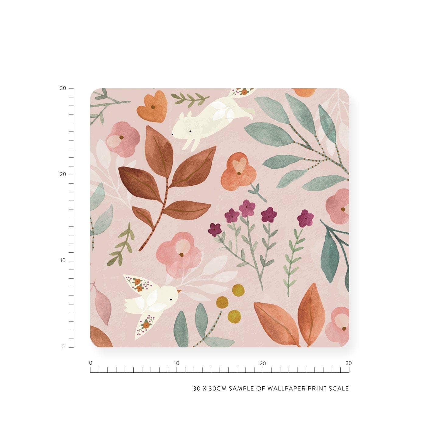 Minibeau – wholesale Wallpaper – Pink Floral Wallpaper | Pink Wallpaper | Boho Wallpaper1