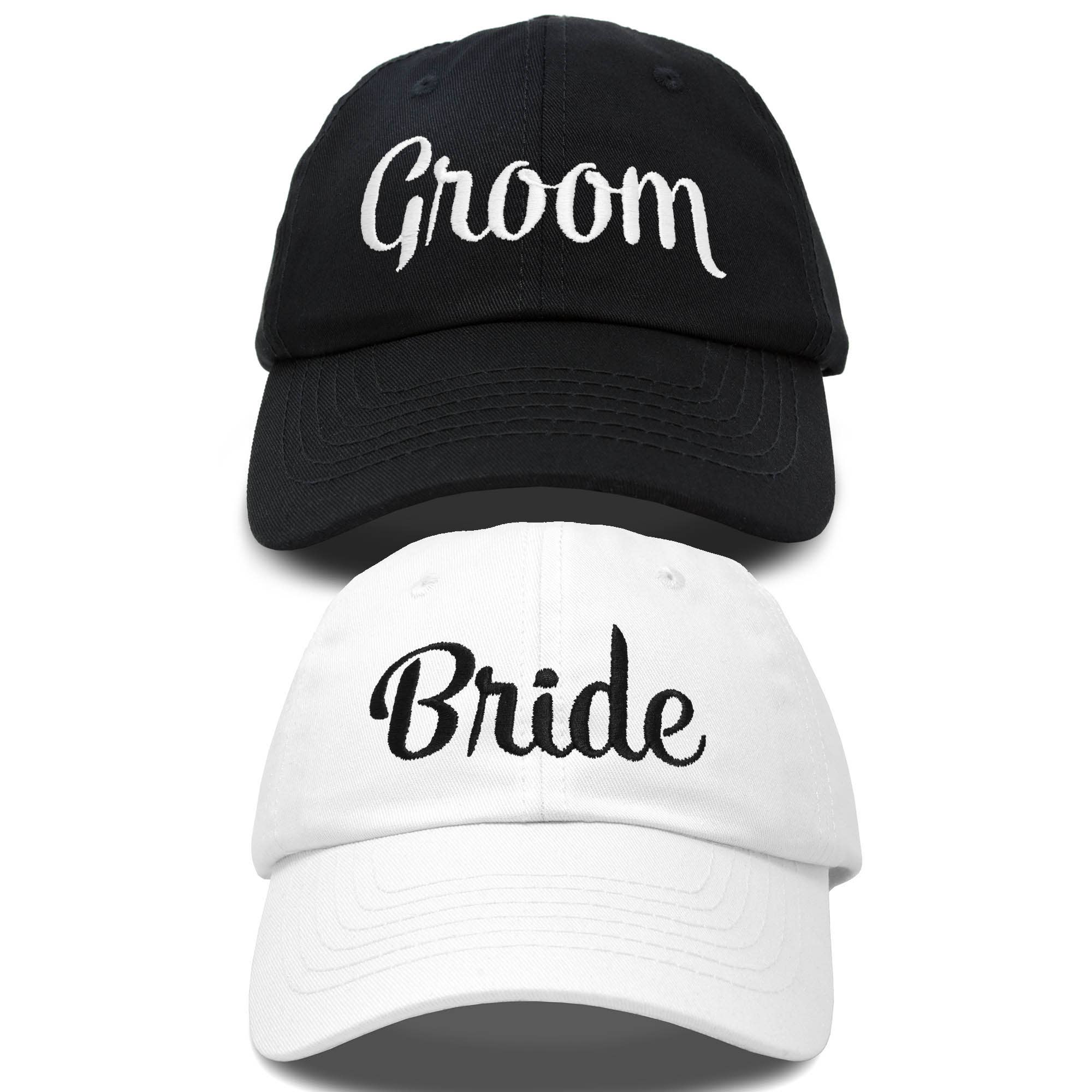 Dalix - Venta al por mayor Gorra de béisbol - Unisex - DALIX Novia Novio Papá Sombreros Gorras De Béisbol Gorras De Boda Recién Casados64