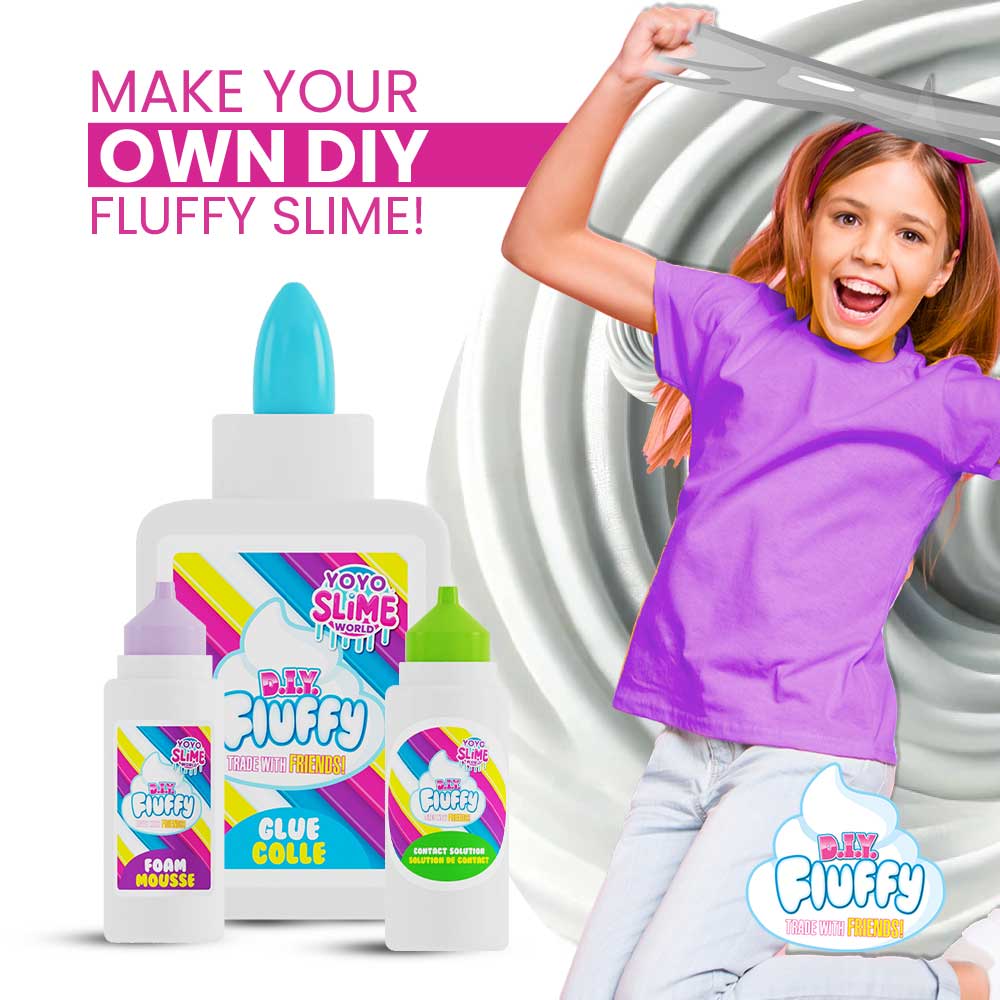 YOYO World - Wholesale Putty/Slime - Kids - DIY Fluffy & Glitter Slime Kit for Kids | Pack of 127