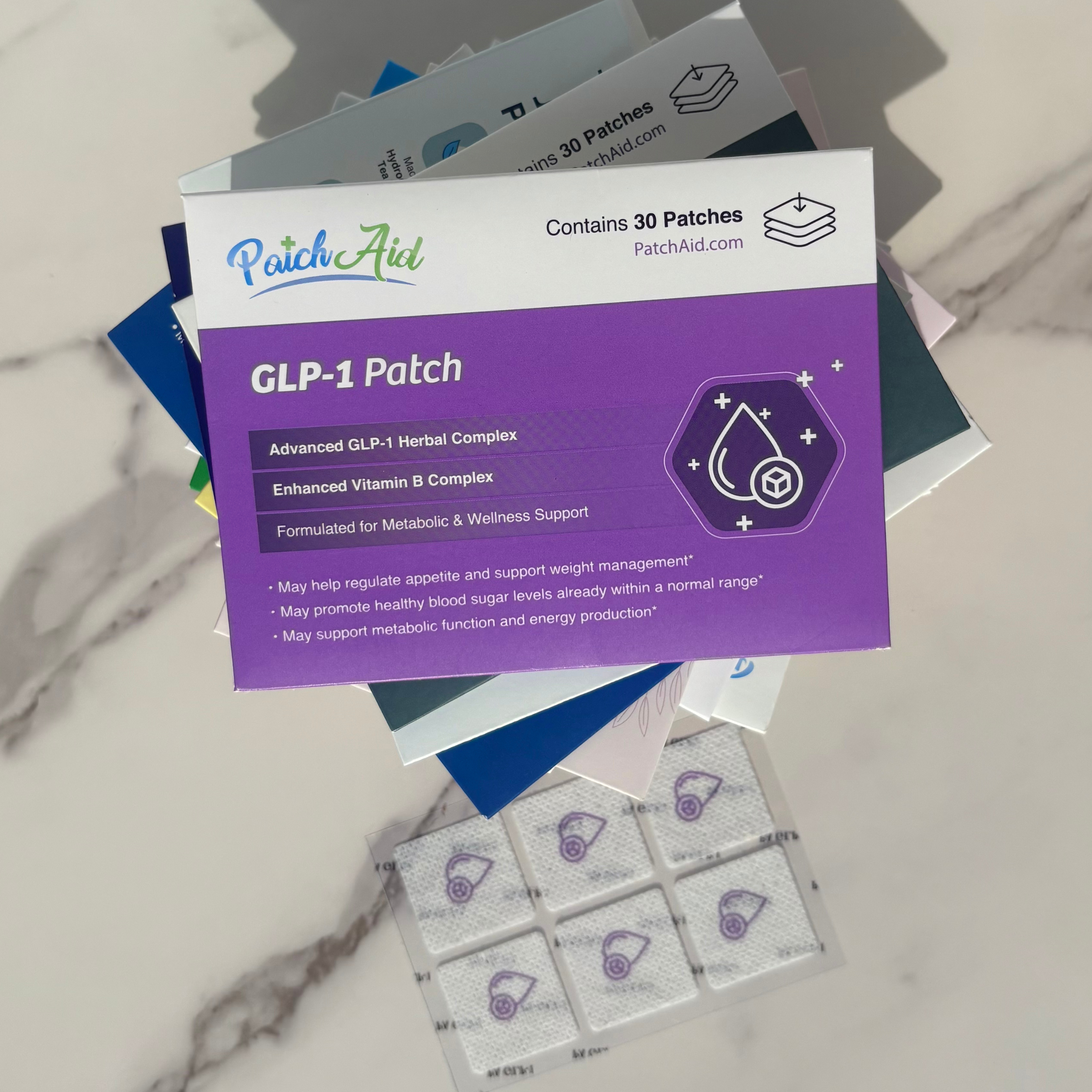 PatchAid - Wholesale Oral Supplement/Vitamin - GLP-1 Support Patch – Appetite Control & Metabolic Support6