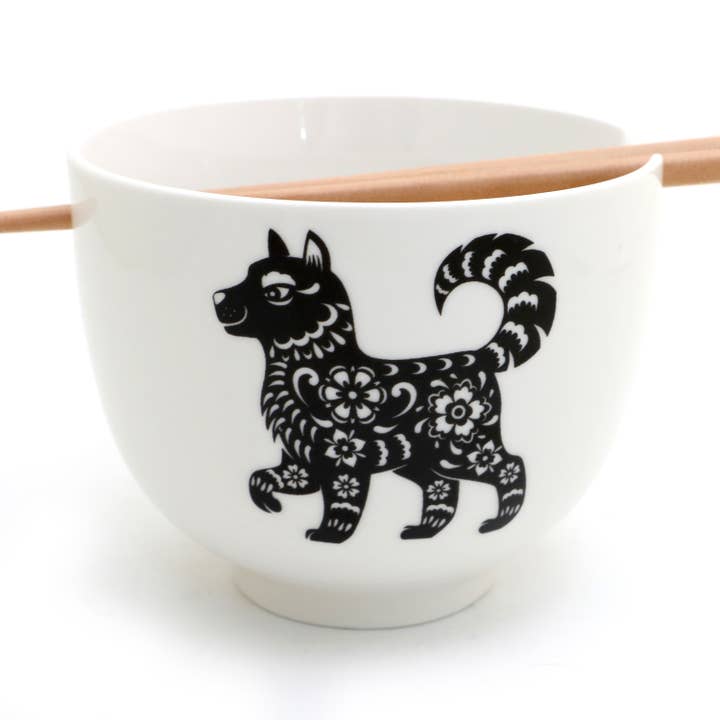 Lenny Mud - Wholesale Bowl - Dog noodle bowl, pho, ramen bowl Chinese Zodiac2