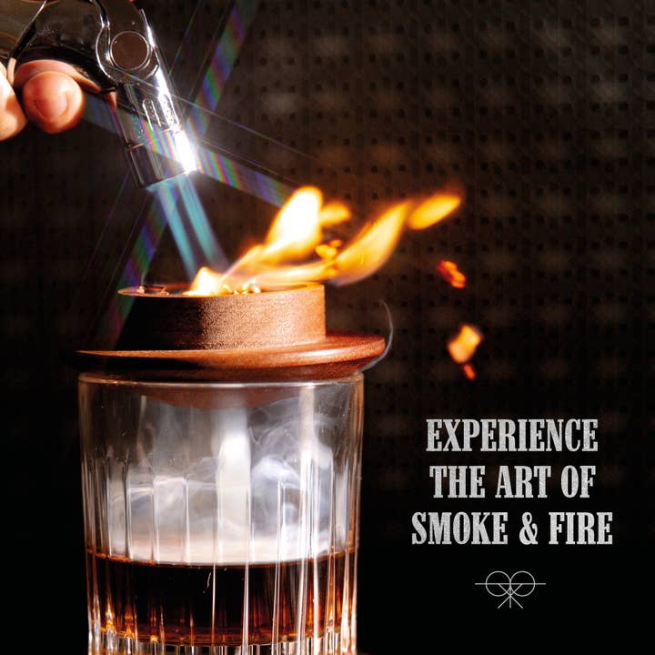 Craftly - Venta al por mayor Kit para preparar bebidas - Whiskey Smoker Kit: set para ahumar whisky y bourbon DIY | Infusion mit reichhaltigen Raucharomen | Geschenk für Whisky-Liebhaber und Hobby-Barkeeper4