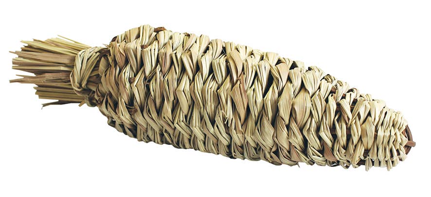 Happy Pet Products Ltd – Brinquedo para animais de estimação (excluindo cães/gatos) por atacado – Cenoura de Palha Naturais para Pequenos Animais