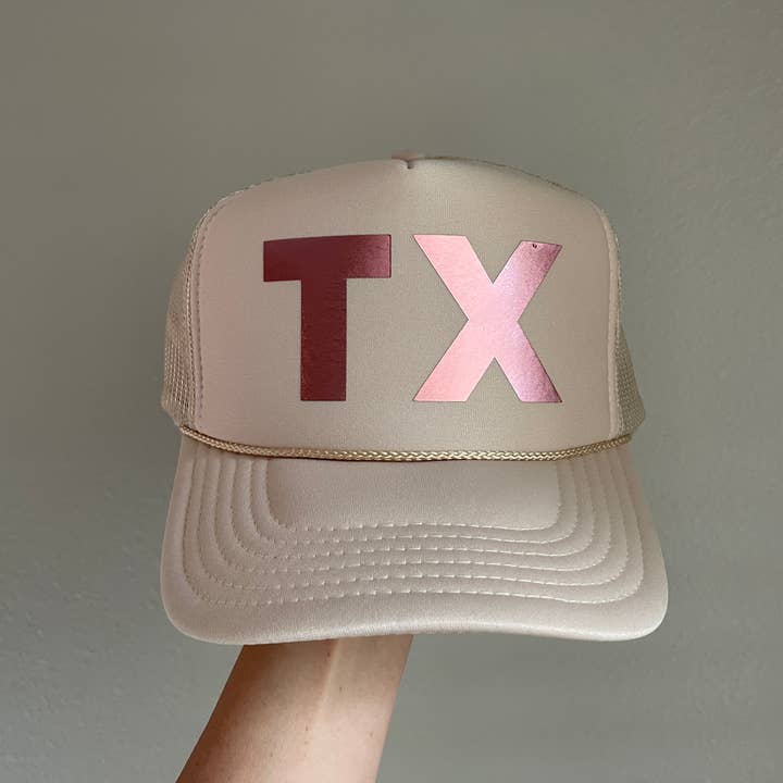 The Day Away Collective - Wholesale Trucker Hat - Women's - CUSTOM State Trucker Hat | Metallic