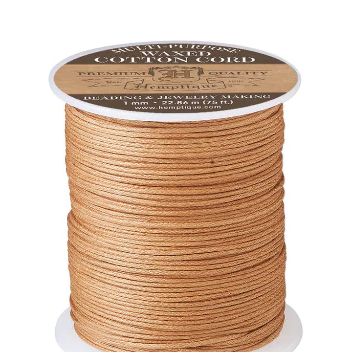 Hemptique – material para artesanato por atacado – Cordão de Algodão Encerado 0,5mm / 1mm / 2mm6