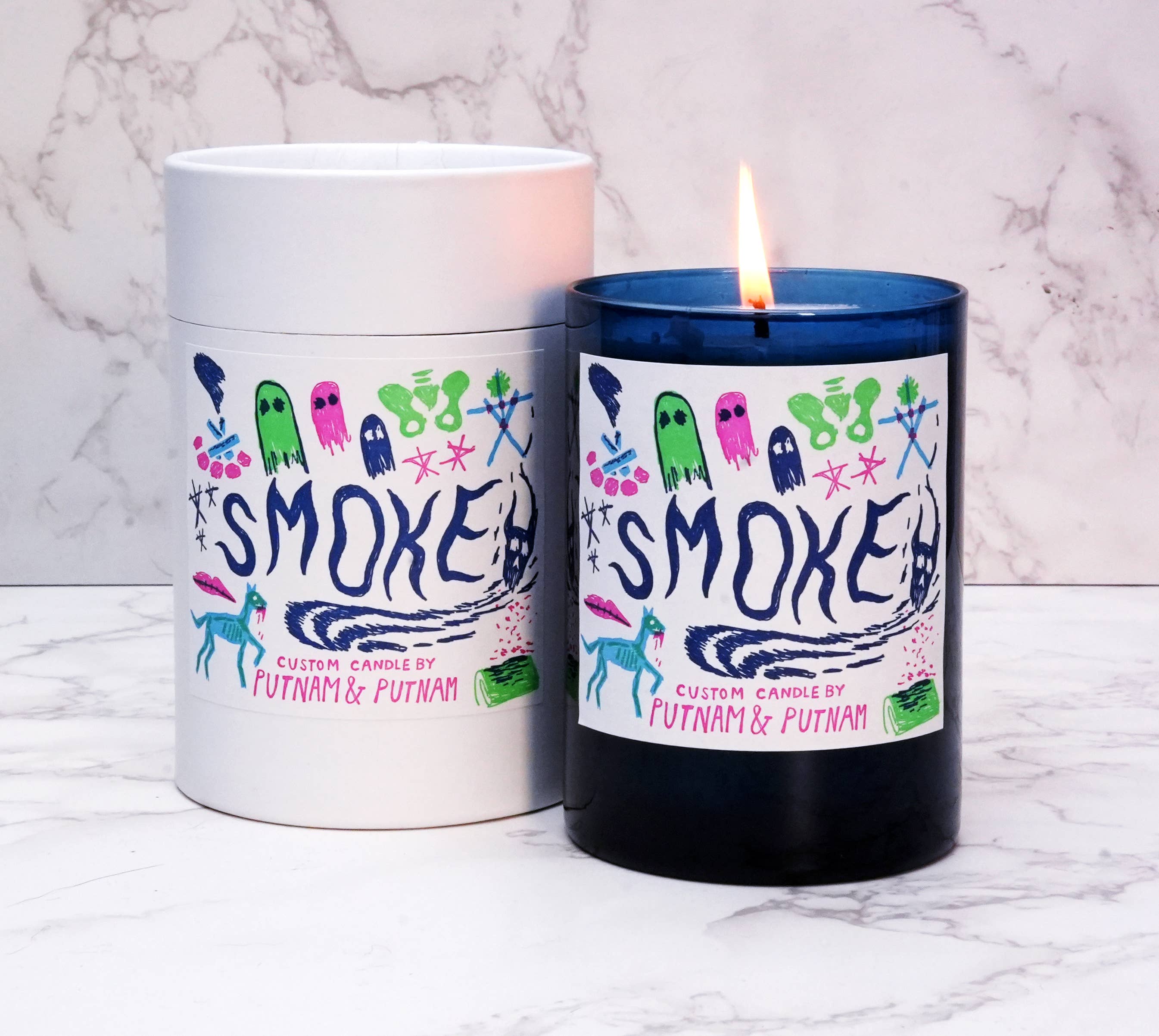 Putnam Design LLC - Wholesale Jar/Filled Candle - Smoke Candle