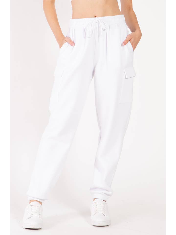 Color 5 – wholesale Joggingbyxor - Dam – Oversized baggy sweatpants med fleecematerial och cargo-joggerstil1