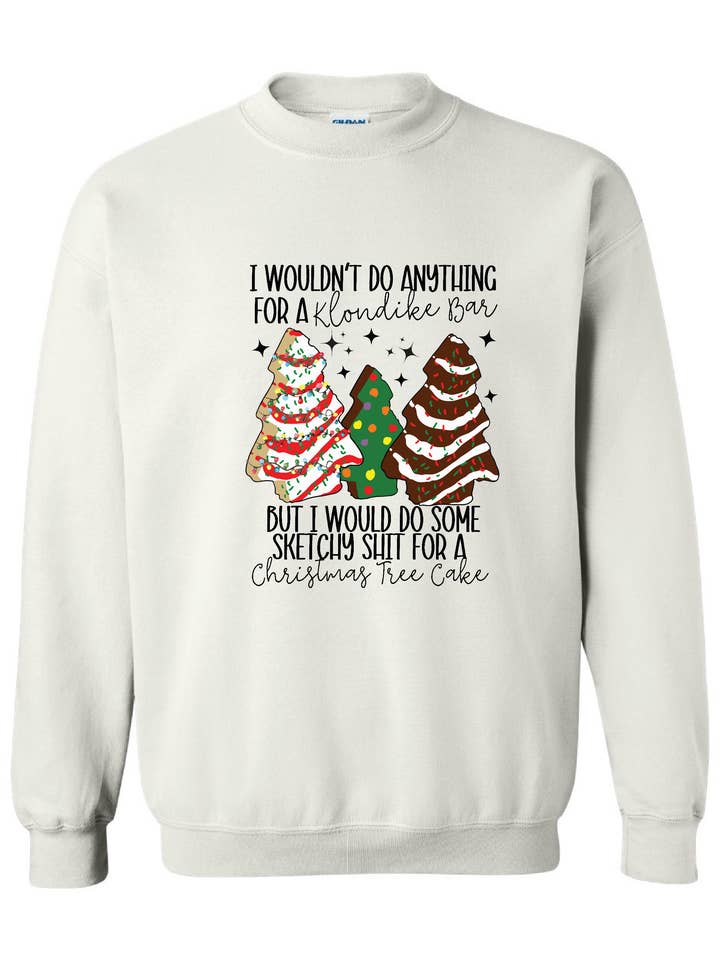 Sketchy Sh! t - Juletræskage Crewneck for engroshandel hos Bearded Bird Apparel