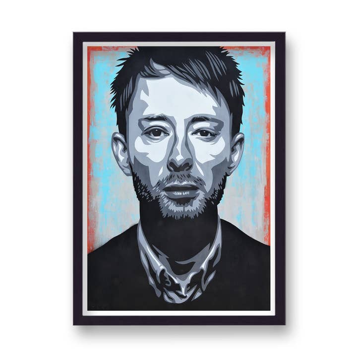 Gallery Print and Art - Wholesale Art Print - Thom Yorke Radiohead Tribute Art Print0