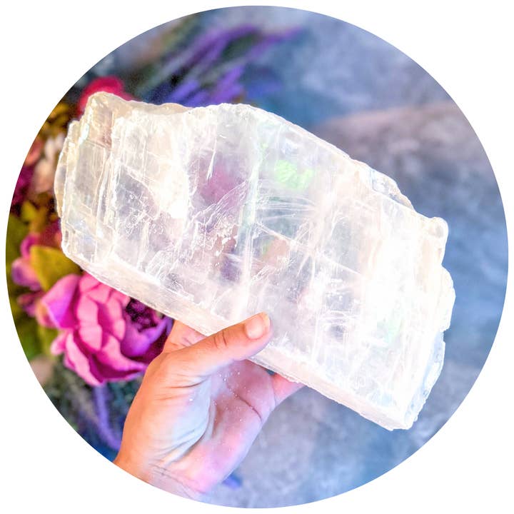 Raw Selenite Panes, Selenite Slabs, Wholesale Bulk Crystals for wholesale by Mandala Gems