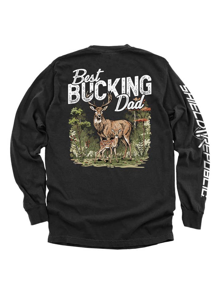 Shield Republic - Wholesale Screen Printed T-Shirt - Men's - Best Bucking Dad6