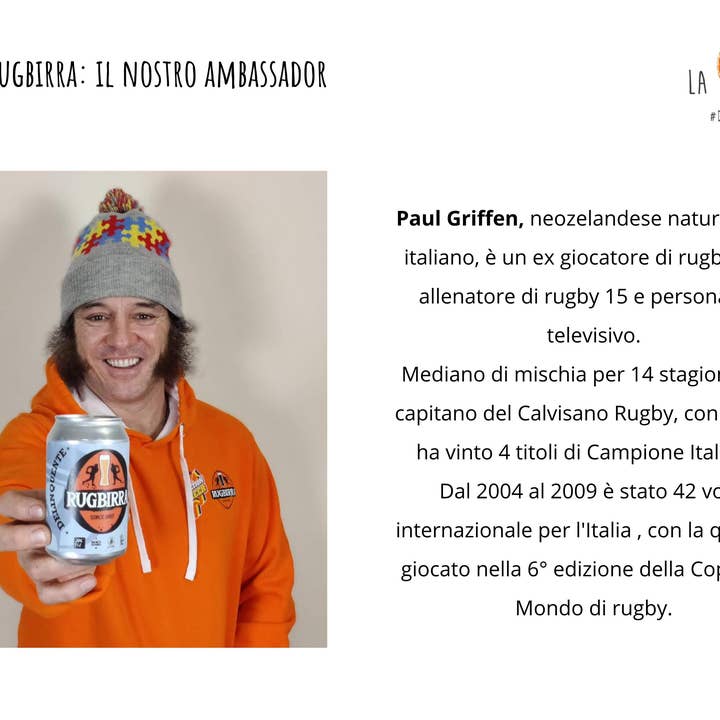 Birrificio La Orange srl - Vendita all'ingrosso Birra - RugBirra "Delinquente" lattina 33 cl American Pale Ale2