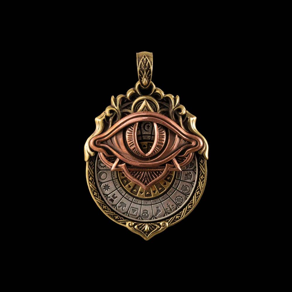 Coppertist.wu – wholesale Individuell berlock/hänge – Hänge med Tarotvision i mässing10