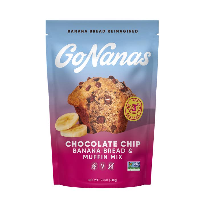 Chocolate Chip Banana Bread Mix for wholesale by GoNanas
