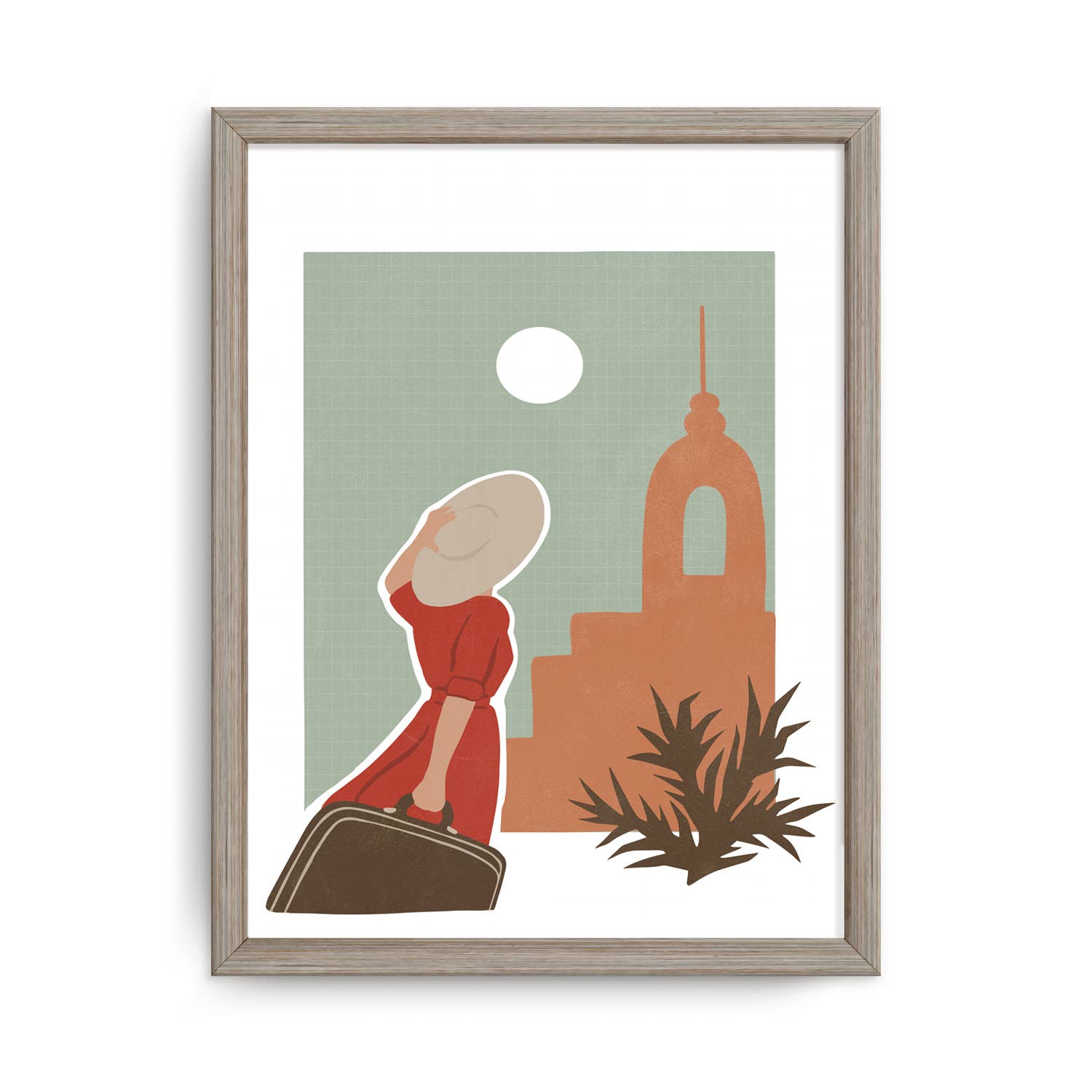 Ready2hangart, Inc. – wholesale Art print – 'Summer Nomad VII' Framed Print Wall Art by ChiChi Décor0