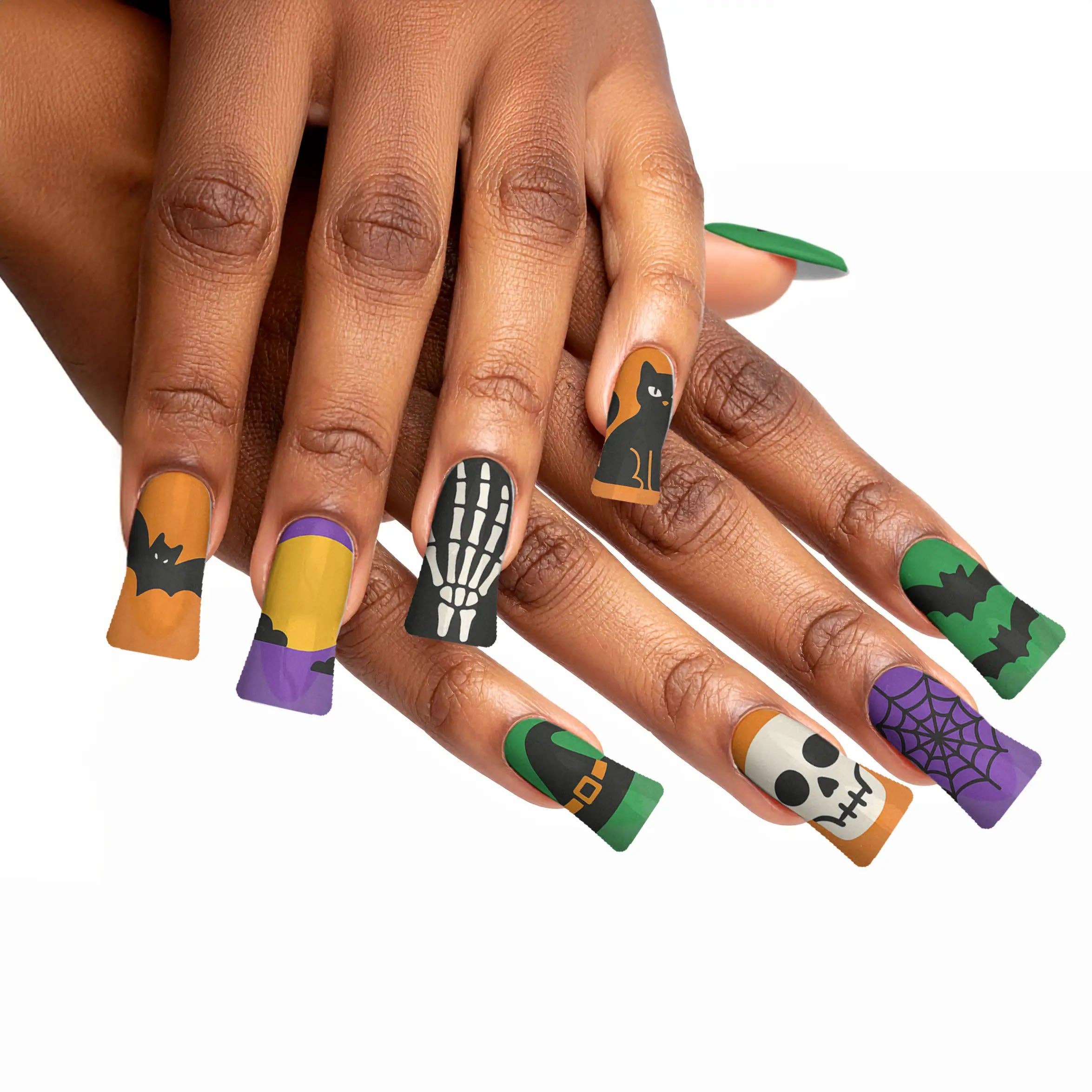 FYNE BODY - Wholesale Press-on/fake nails - Eclipse Enchantment Black Halloween Press-On Nails26