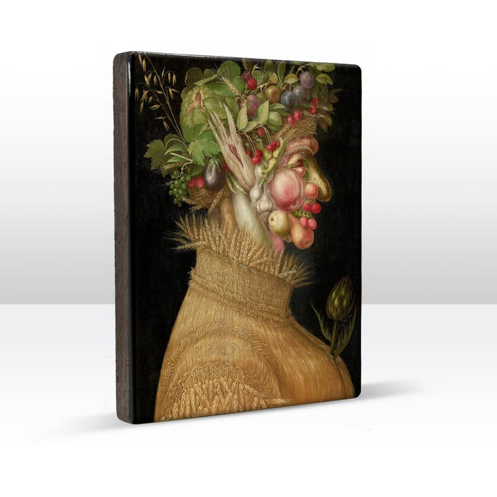 Laqueprint - Wholesale Art Print - Laque print - Summer - Giuseppe Arcimboldo - 19.5 x 26 cm - LP1893