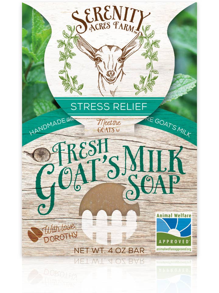 Goat's Milk Soap – Stress Relief for wholesale by Serenity Acres Farm