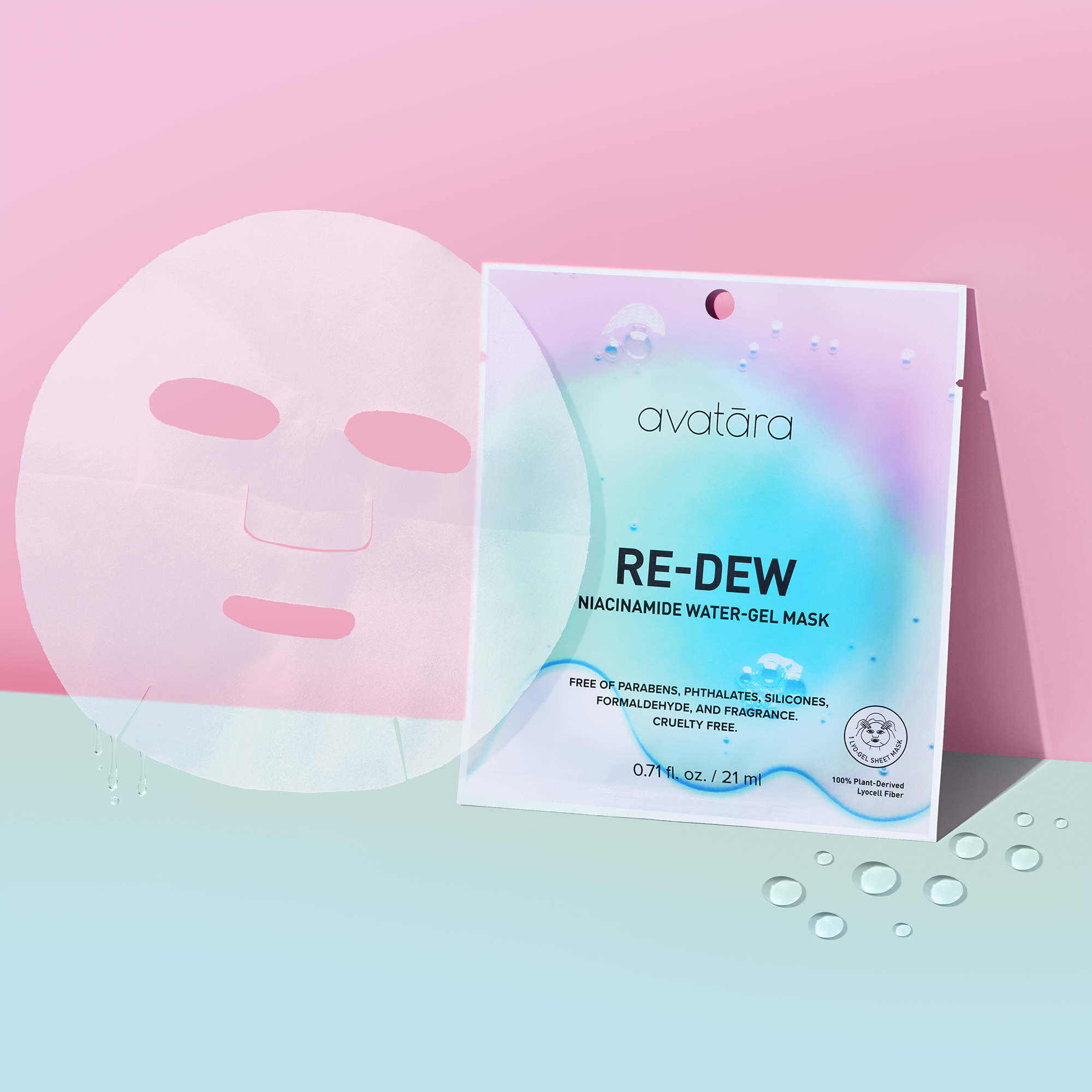 Avatara - Wholesale Skincare Face Mask - Re-Dew Niacinamide Water-Gel Mask Sheet Mask2