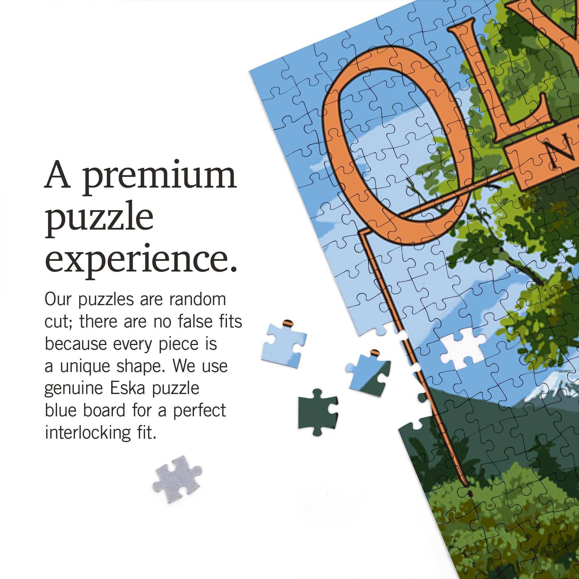 Lantern Press - Wholesale Puzzle - Adult - 1000 PIECE PUZZLE Olympic National Park, Washington Elk3