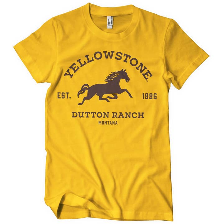 Hybris Production AB - Wholesale Screen Printed T-Shirt - Unisex - Dutton Ranch - Montana T-Shirt