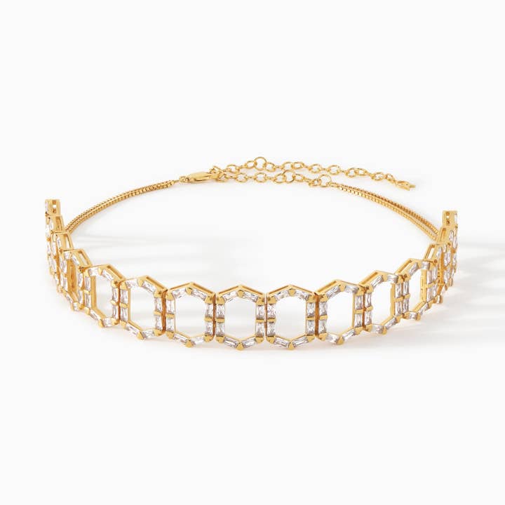 The Cleo Choker Necklace for wholesale by Ora Ana