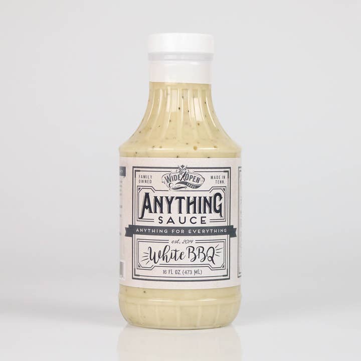 White BBQ Anything Sauce for wholesale by Wide Open Foods