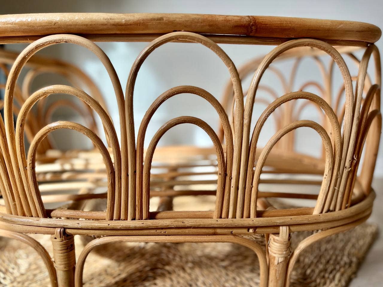 Flair Interiors - Wholesale Bed voor huisdieren- Kat/hond - Handgemaakte rotan huisdierbedden voor honden en katten.2