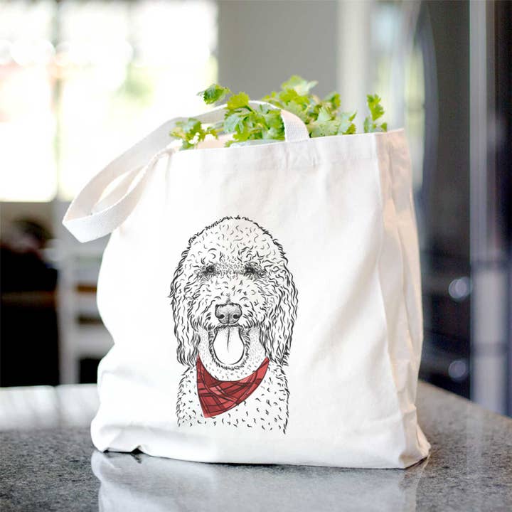Pavlov the Goldendoodle - Tote Bag for wholesale by Inkopious
