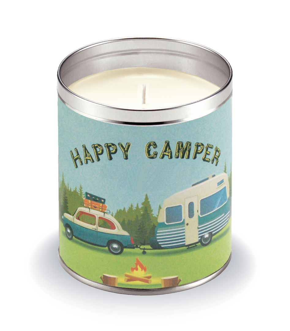 Aunt Sadie's Candles - Wholesale Travel Candles - Happy Camper Candle0
